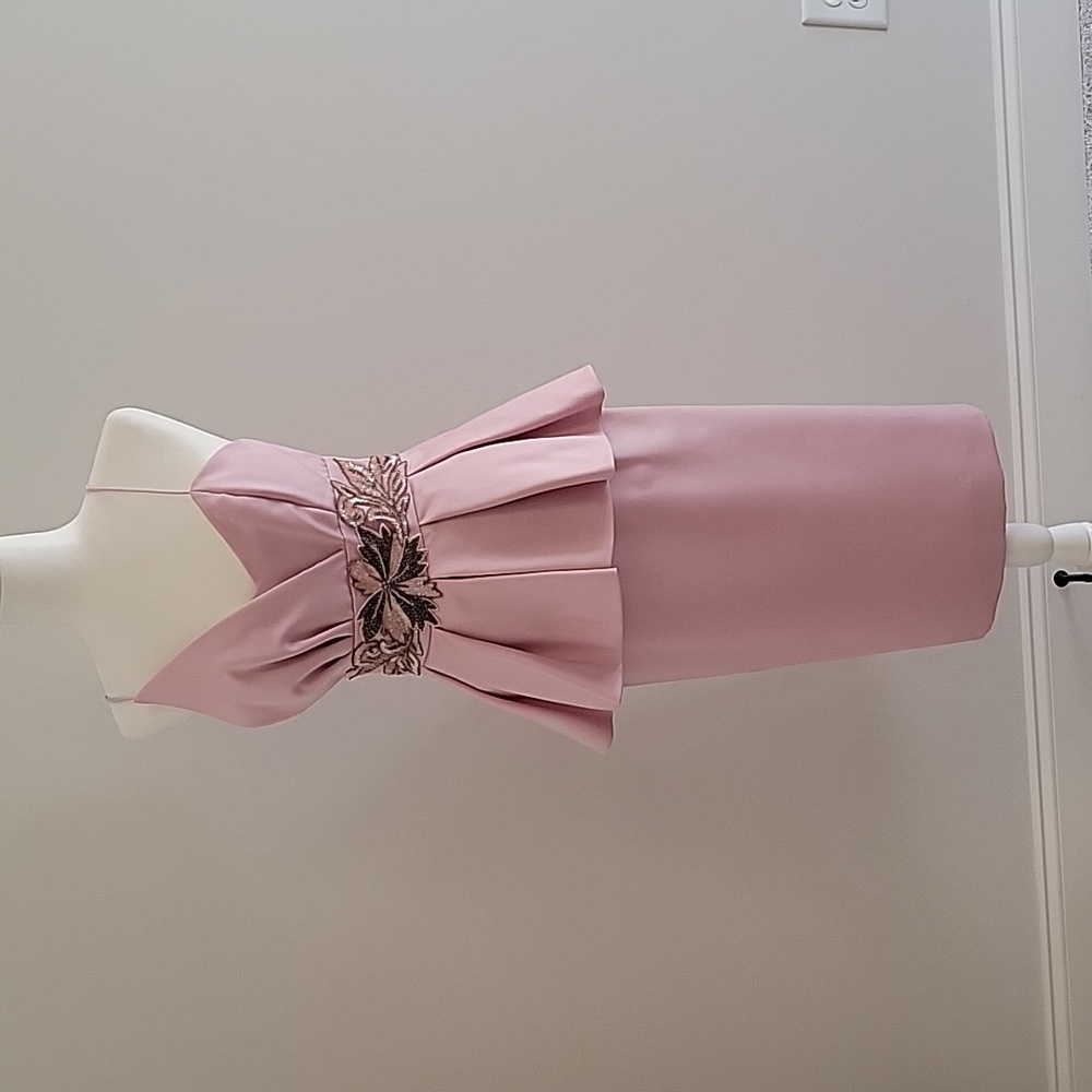 Barbie vibes Knee length cocktail dress in the color of the year
